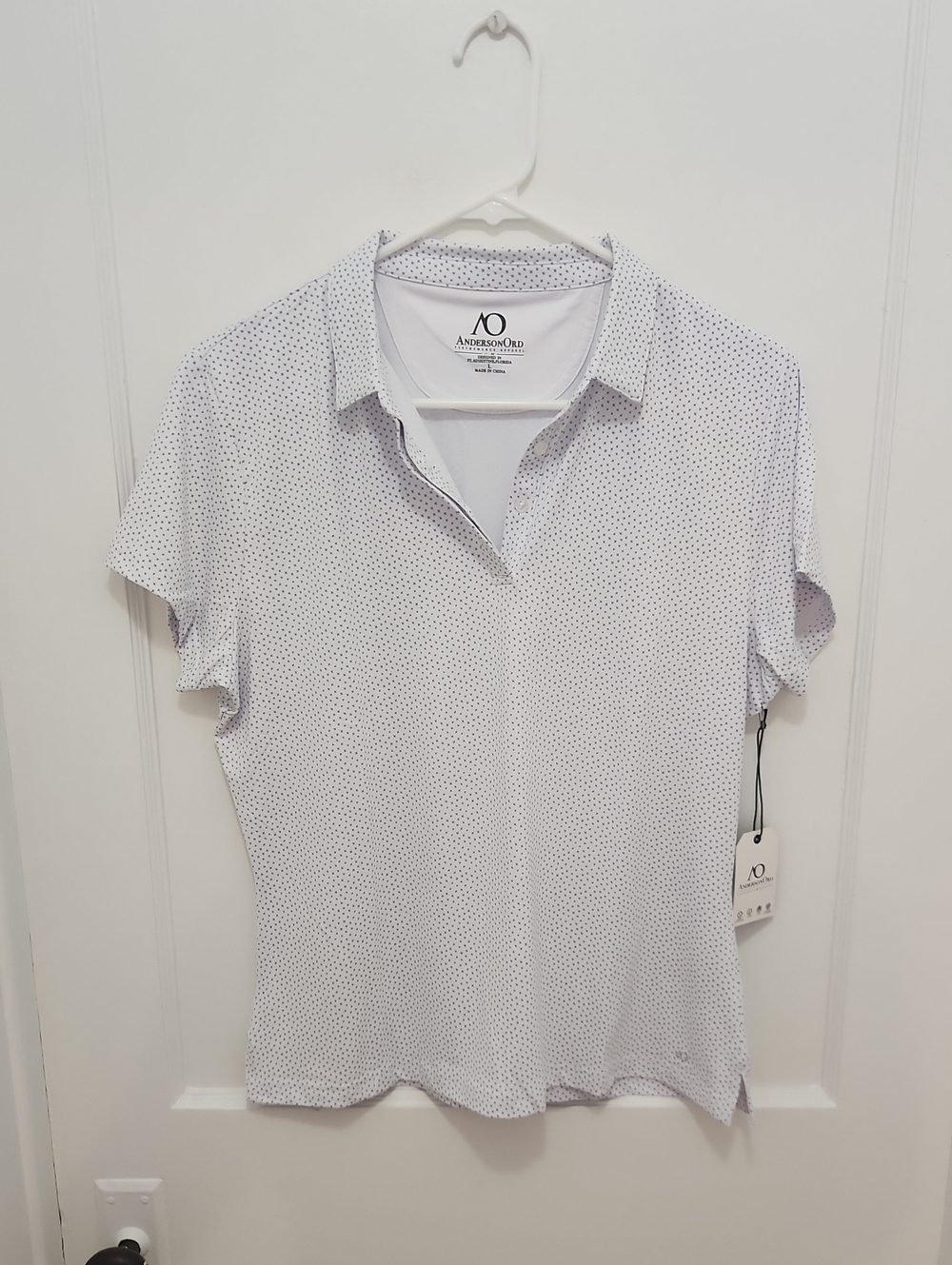 NWT AndersonOrd Womens Polo Shirt Size Large